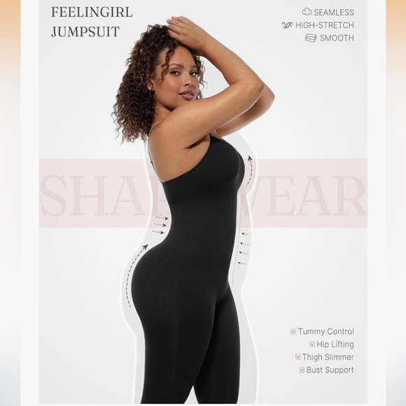 Black Ribbed XS/S bodysuit - Picture 2 of 6